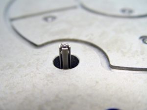 Semiconductor heater plate wafer lift pin detail