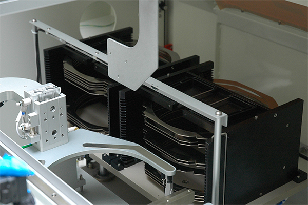 Wafer Film Frame Handling for Laser Dicing System